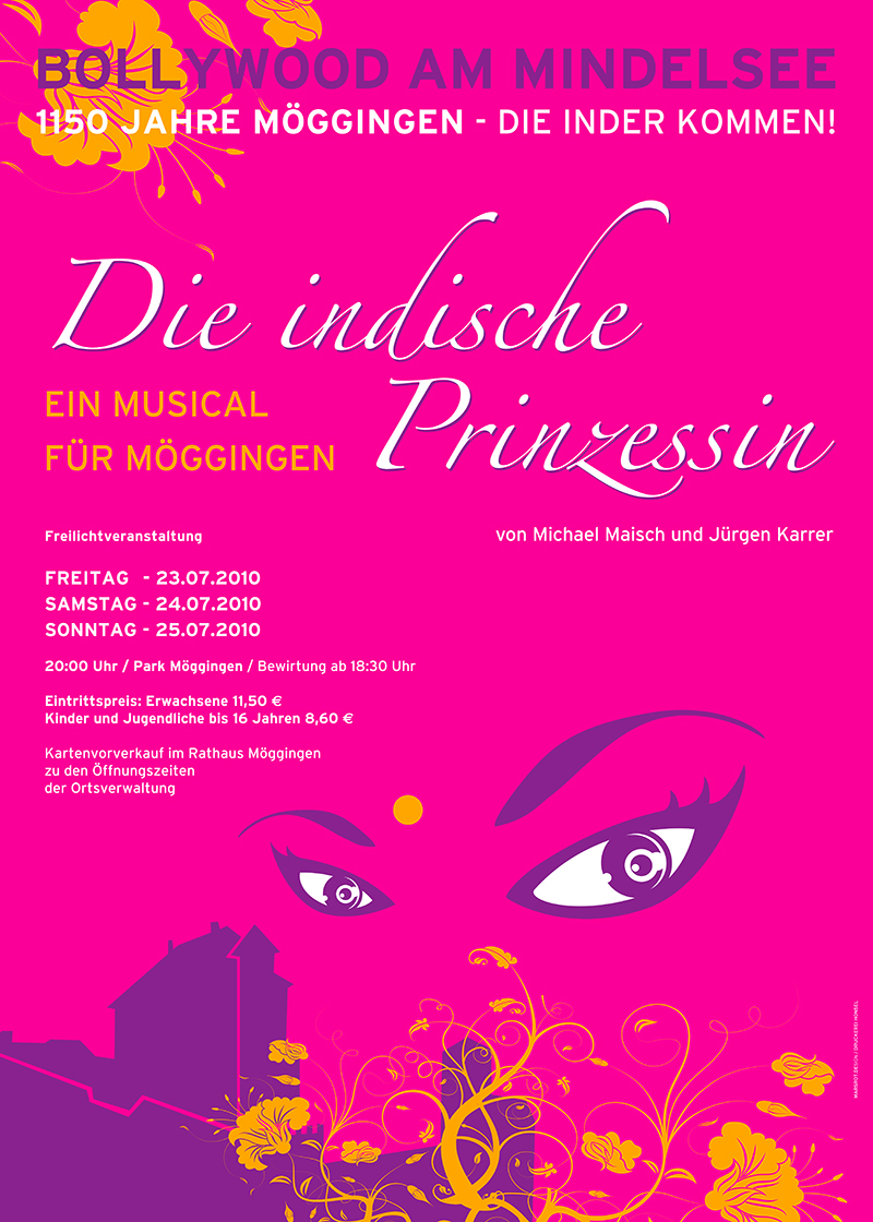 Plakat Die indische Prinzessin